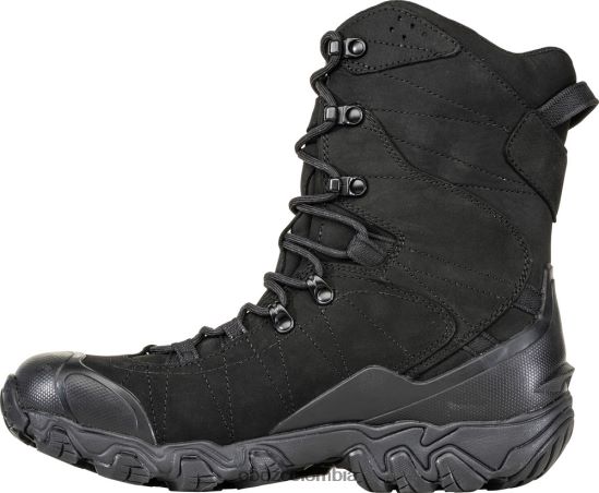 zapatos co Oboz hombres bridger 10\\ aislado impermeable Mar Negro PV48V473
